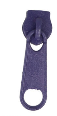 Zipper - 5 mm - violett